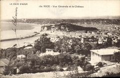 CPA Nice Vue Generale et le Chateau