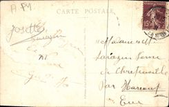 POSTAL de la VENDIMIA Niza el Quay de los Estados Unidos