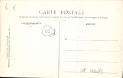 VINTAGE POSTCARD Peira Undermined Pierre Plate the Passage of the Scales