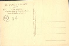 CPA De Nice a Sospel par Peira Cava Turini Vallee du Paillon de Luceram