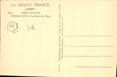 CPA Peira Cava et la Chaine des Alpes