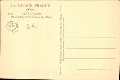 CPA Peira Cava et la chaine des Alpes