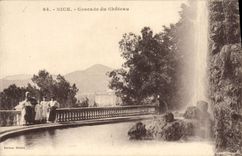 CPA Nice Cascade du Chateau