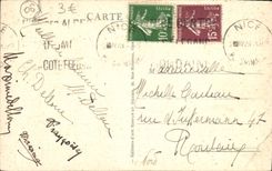 Opinión de la POSTAL de la VENDIMIA Niza tomada del castillo
