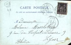 POSTAL de la VENDIMIA Niza la caminata del inglés y del paladar de la caminata del embarcadero