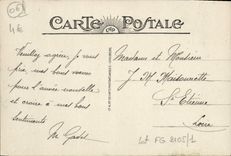 VINTAGE POSTCARD Nice Panorama Taken of the Terraces of the Castle