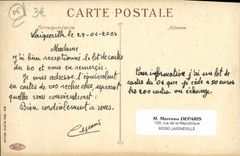 VINTAGE POSTCARD Nice has Menton has flight of airplane