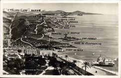 VINTAGE POSTCARD Nice has Menton