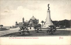 CPA Nice la Jetee Promenade et Monument du Centenaire