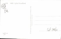 MODERN CARD Nice Notre Dame Church