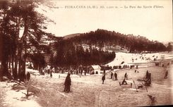 CPA Peira Cava Le Parc des Sports d'hiver Luge ski