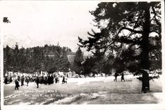 VINTAGE POSTCARD Peira Undermined the winter sports