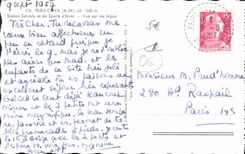 CPA Peira Cava Vue sur les Alpes