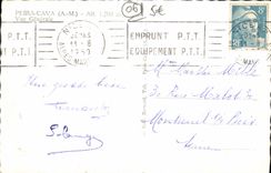 CPA Peira Cava Vue Generale