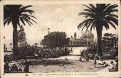 CPA Nice Les Jardins du Roi Albert 1er et le palais de la jetee