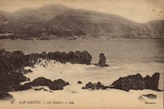 VINTAGE POSTCARD Cape Martin Rocks