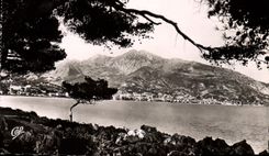 MODERN CARD Cape Martin Panorama on Menton