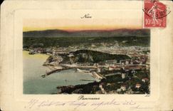 Panorama de la POSTAL de la VENDIMIA Niza