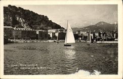 VINTAGE POSTCARD Nice the Port Seen from Towards the Mount Bald person