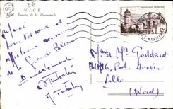 MODERN CARD Entered Nice of the Walk