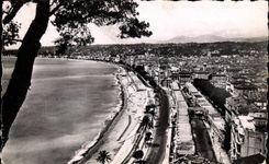 POSTAL MODERNA Niza visión tomada del castillo