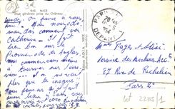 POSTAL MODERNA Niza visión tomada del castillo