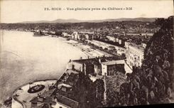 CPA Nice Vue Generale Prise du Chateau 