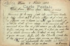 VINTAGE POSTCARD Nice the cave of the Garden Albert 1st and the pier walk Seen from of the Hotel of France