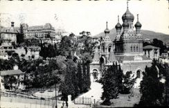 CPA Nice L'Eglise Russe et le Lycee du Parc Imperial Russie Russia