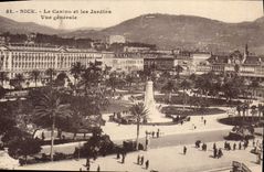 CPA Nice Le Casino et les Jardins Vue Generale