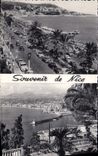 CPA Nice La Promenade Des Anglais Mont Boron Vue generale de Nice