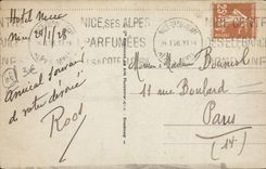 Panorama de la POSTAL de la VENDIMIA Niza de Ponchettes