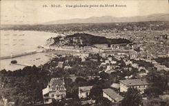 CPA Nice Vue Generale Prise du Mont Boron