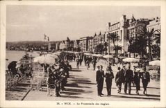 CPA Nice La Promenade Des Anglais