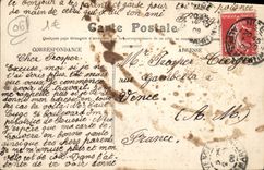 VINTAGE POSTCARD Nice the Cascade of Gairaut