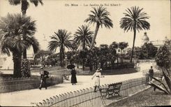 CPA Nice Les Jardins du Roi Albert 1er