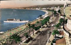CPM Nice La Promenade des Anglais Embarcadere Le Gallus