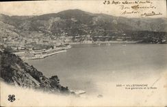 CPA Villefranche sur Mer Vue generale et la rade