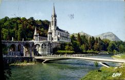 POSTAL MODERNA pesado la basílica dio y los nuevos puentes