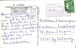 POSTAL MODERNA pesado la basílica dio y los nuevos puentes