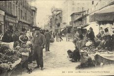 REPRO Nice Le Marche Aux Fleurs Cours Saleya