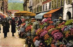 CPA Nice Le Marche aux Fleurs