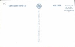 POSTAL Eze de la VENDIMIA vista de la cornisa grande