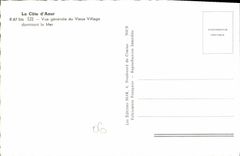 VINTAGE POSTCARD Eze View of the Old Village