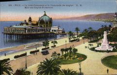 CPA Nice la Jetee Promenade et la promenade des Anglais