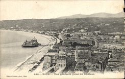 CPA Nice Vue Generale Prise du Chateau