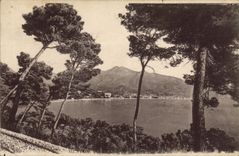 VINTAGE POSTCARD Menton View