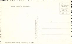 CPA Route des Alpes Gorges superieures du Cians