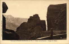 VINTAGE POSTCARD Surroundings of Puget Theniers Valley of Rabbets Falls of Daluis