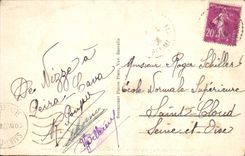 CPA Peira Cava la Pierre Plate et la Table d'orientation